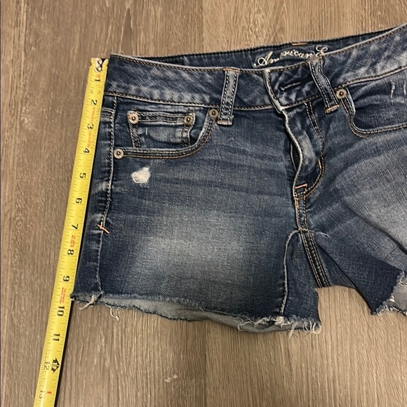 Vintage Y2K American Eagle Outfitters Low Rise Distressed Cut-Off shorts - Picture 8 of 9